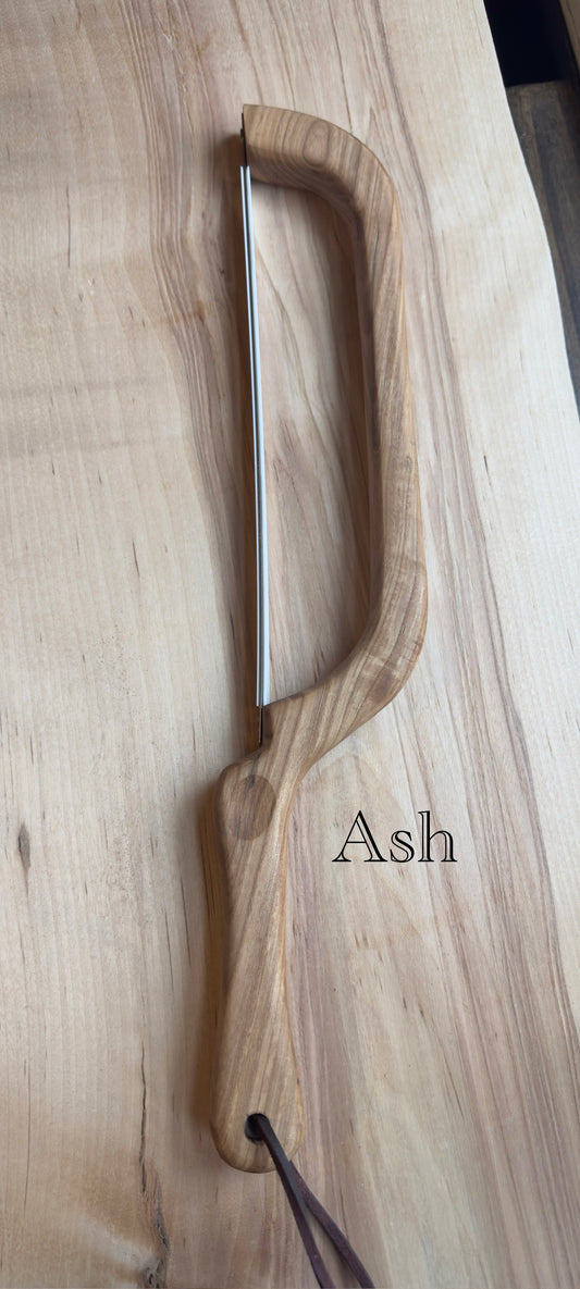 Hand-Crafted Bread Knife | Ash Wood