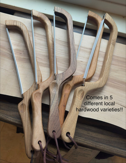 Hand-Crafted Bread Knife | Black Walnut Wood
