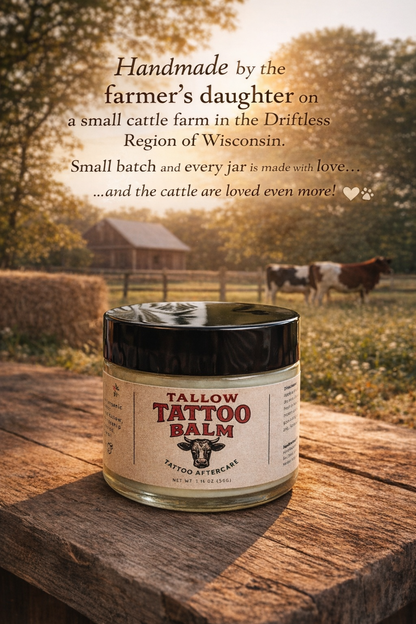Grass-Fed Tallow Tattoo Balm