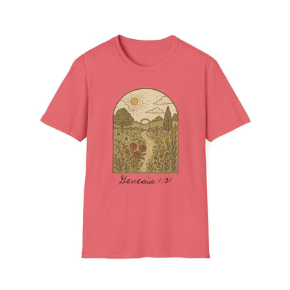 Genesis Garden Graphic T-Shirt, Faith Based Design