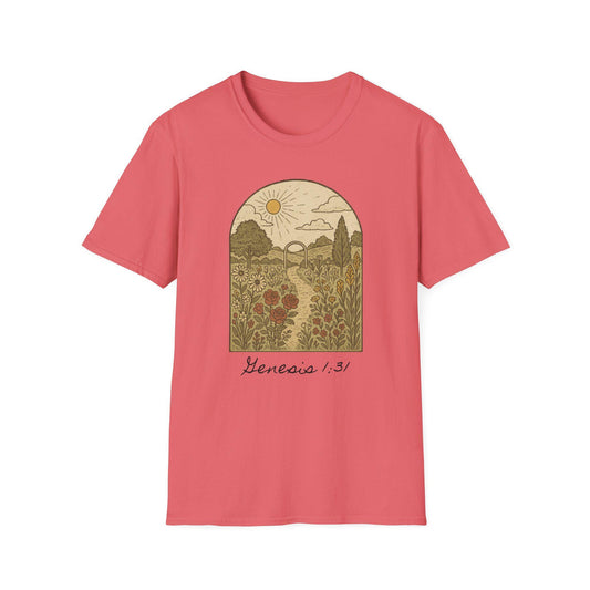 Genesis Garden Graphic T-Shirt, Faith Based Design