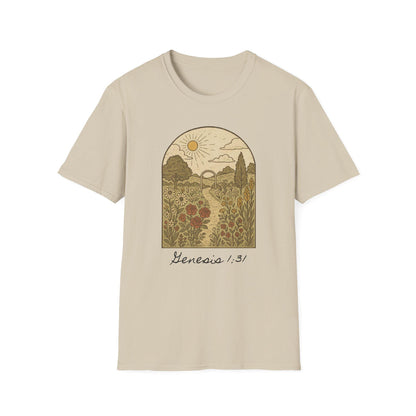 Genesis Garden Graphic T-Shirt, Faith Based Design