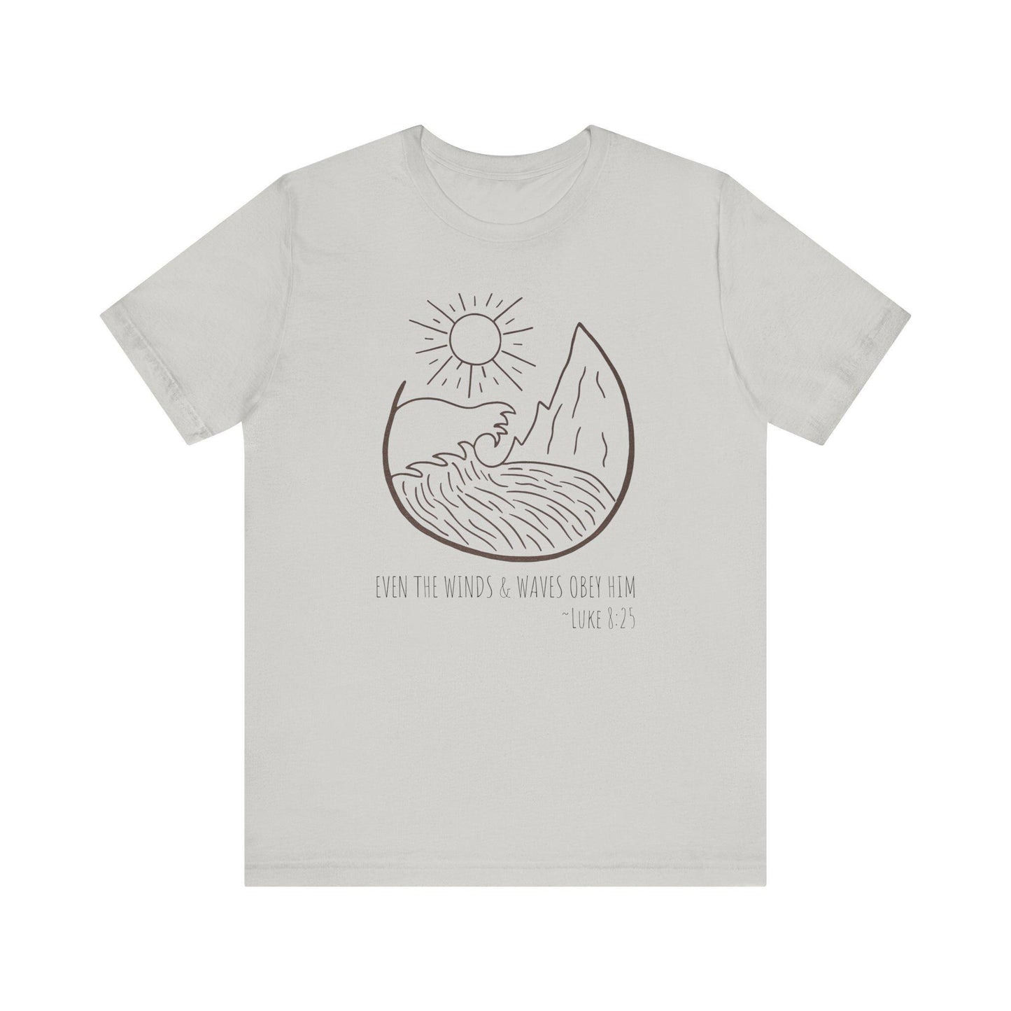Faithful Scripture Unisex Tee, Ocean Christian T-Shirt