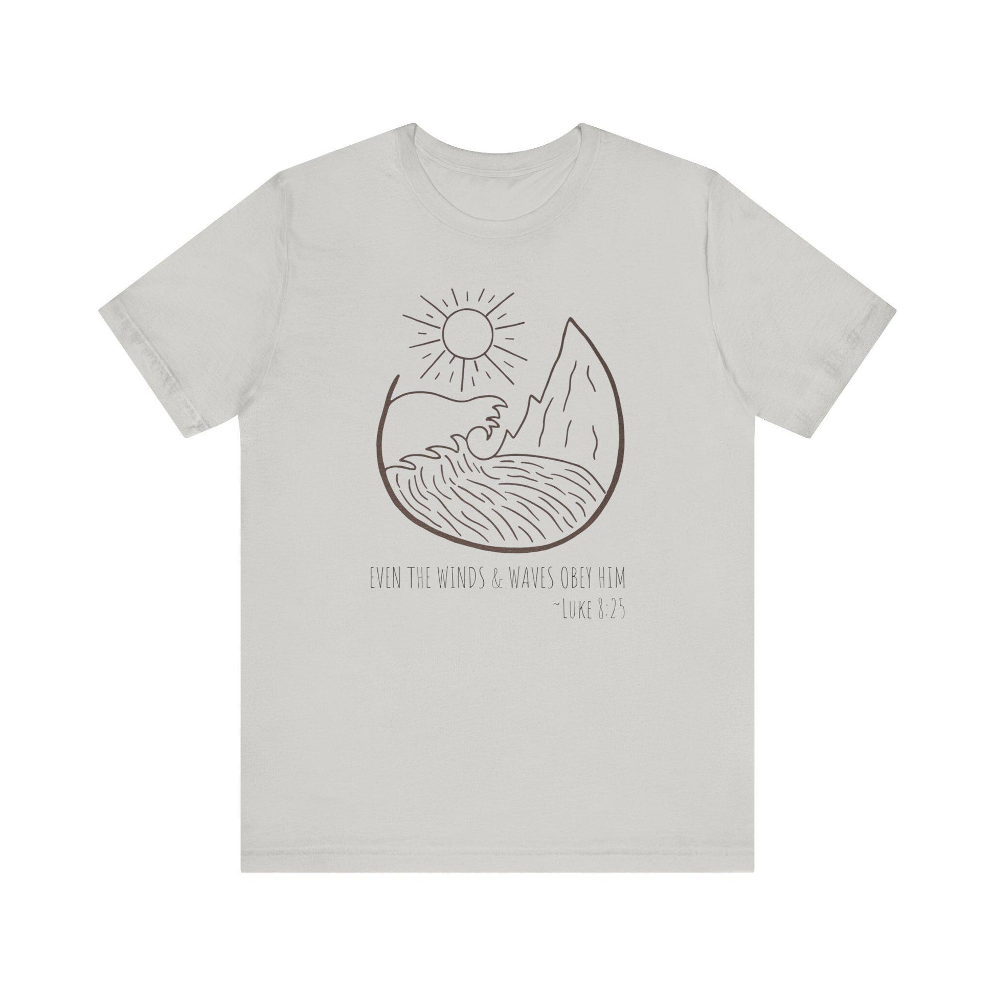 Faithful Scripture Unisex Tee, Ocean Christian T-Shirt