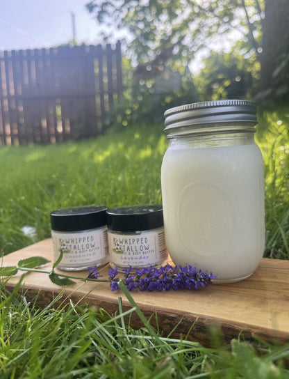 Whipped Tallow - Face & Body Butter - Grass-Fed, Handcrafted, Small Batch Skincare