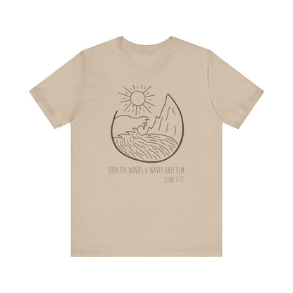 Faithful Scripture Unisex Tee, Ocean Christian T-Shirt