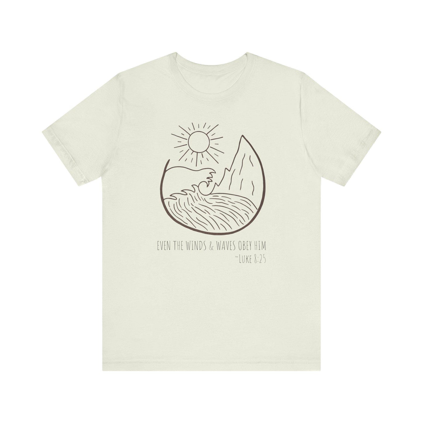 Faithful Scripture Unisex Tee, Ocean Christian T-Shirt
