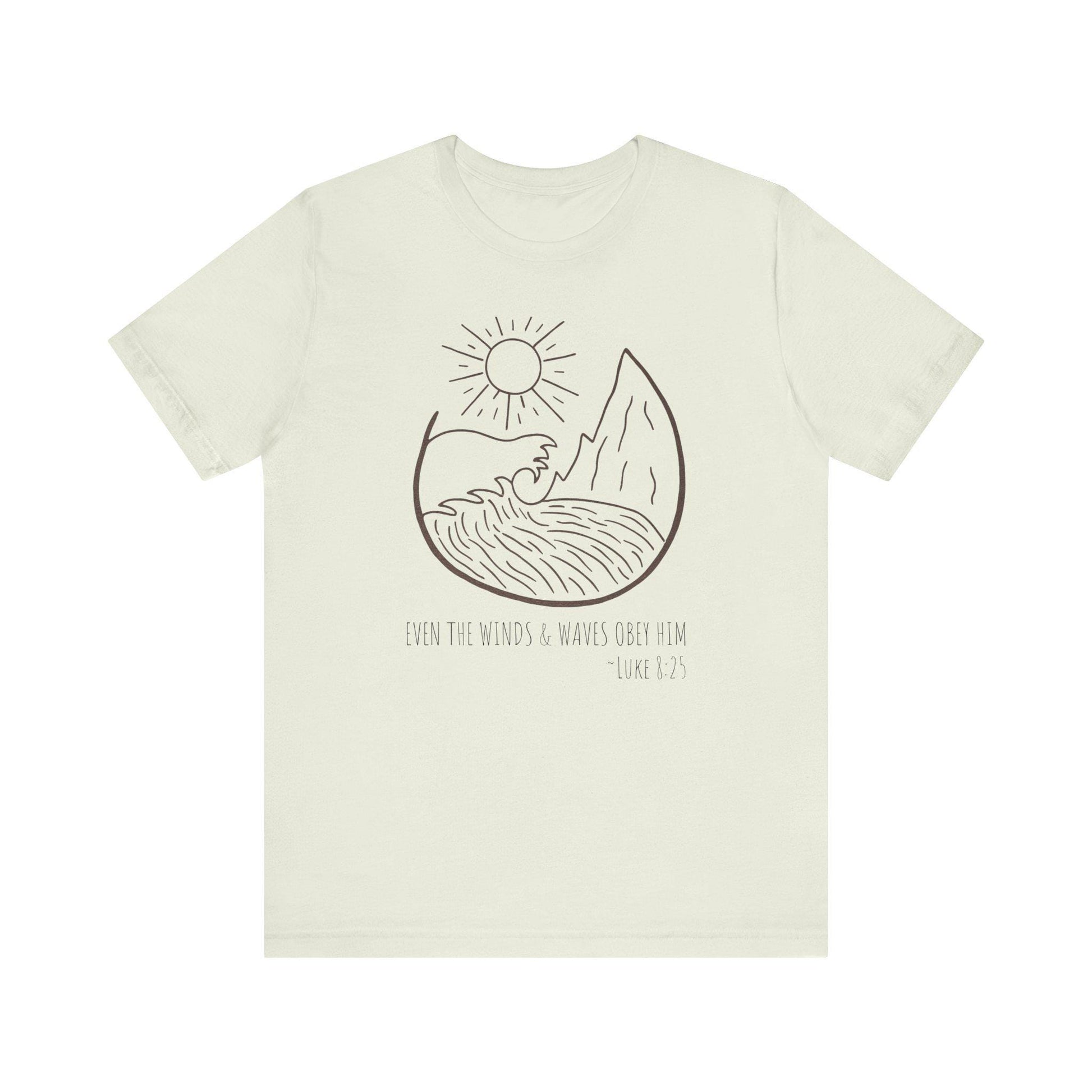 Faithful Scripture Unisex Tee, Ocean Christian T-Shirt